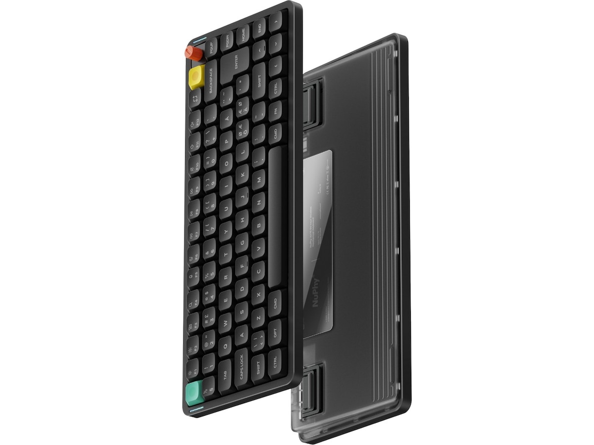 NuPhy Air75 V3 Trådløst Gaming Tastatur (nebula sort / blush nano) Gamingtastatur