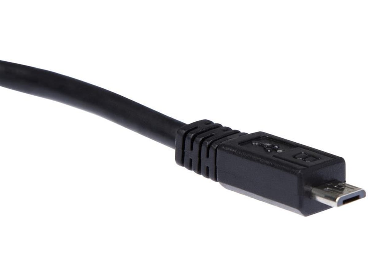 USB-A til USB Micro-B kabel 1m (sort) USB-kabler