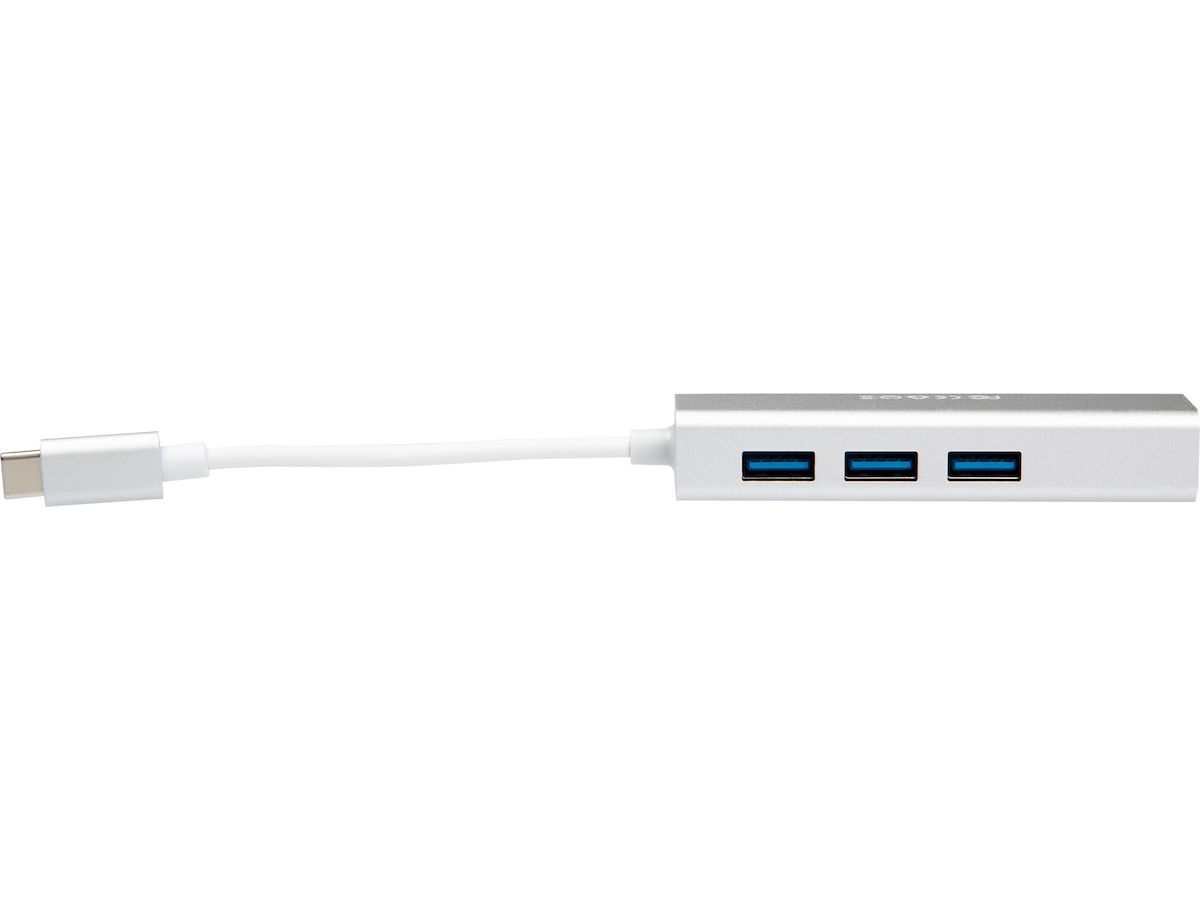 USB-C til 3xUSB-A Adapter 0,3m (hvit) USB-kabler