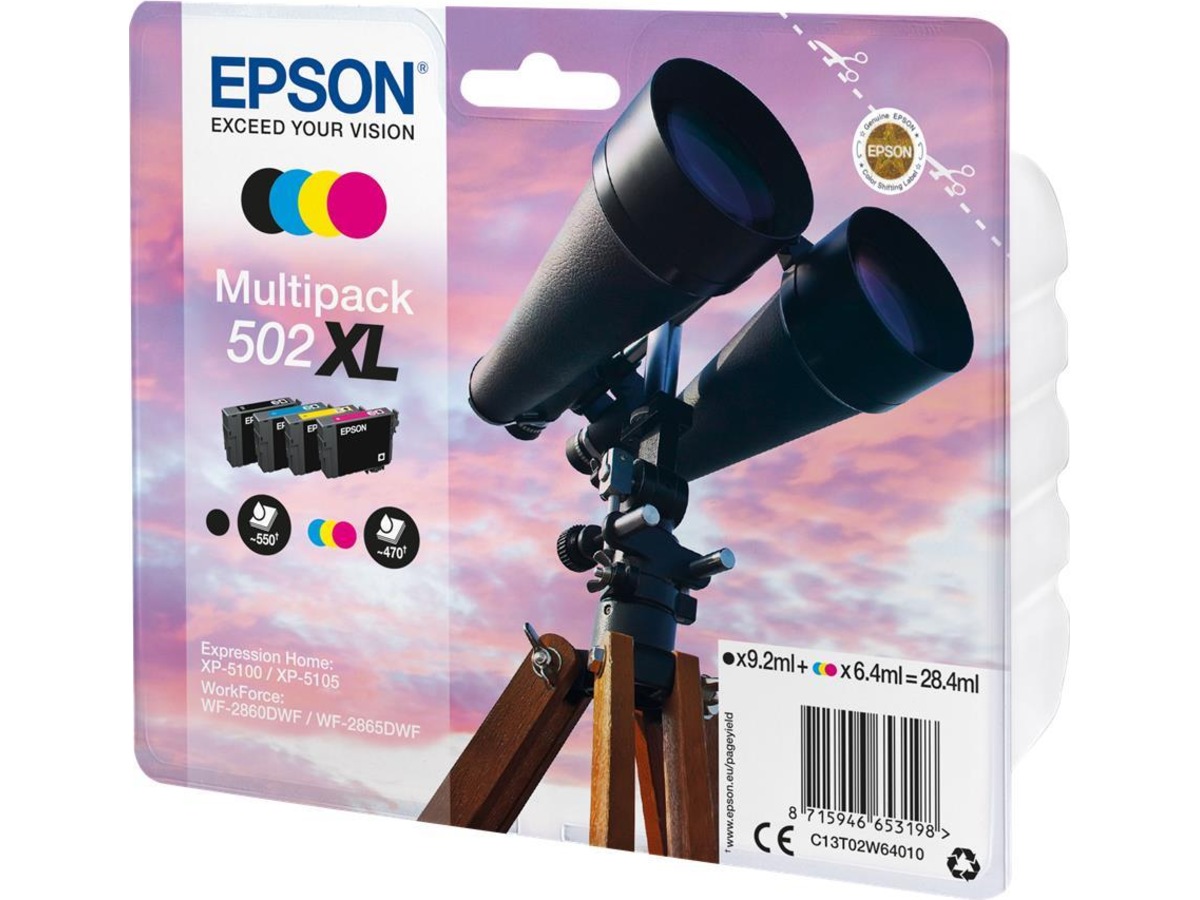 Epson Blekk 502XL Multipack Blekkpatroner