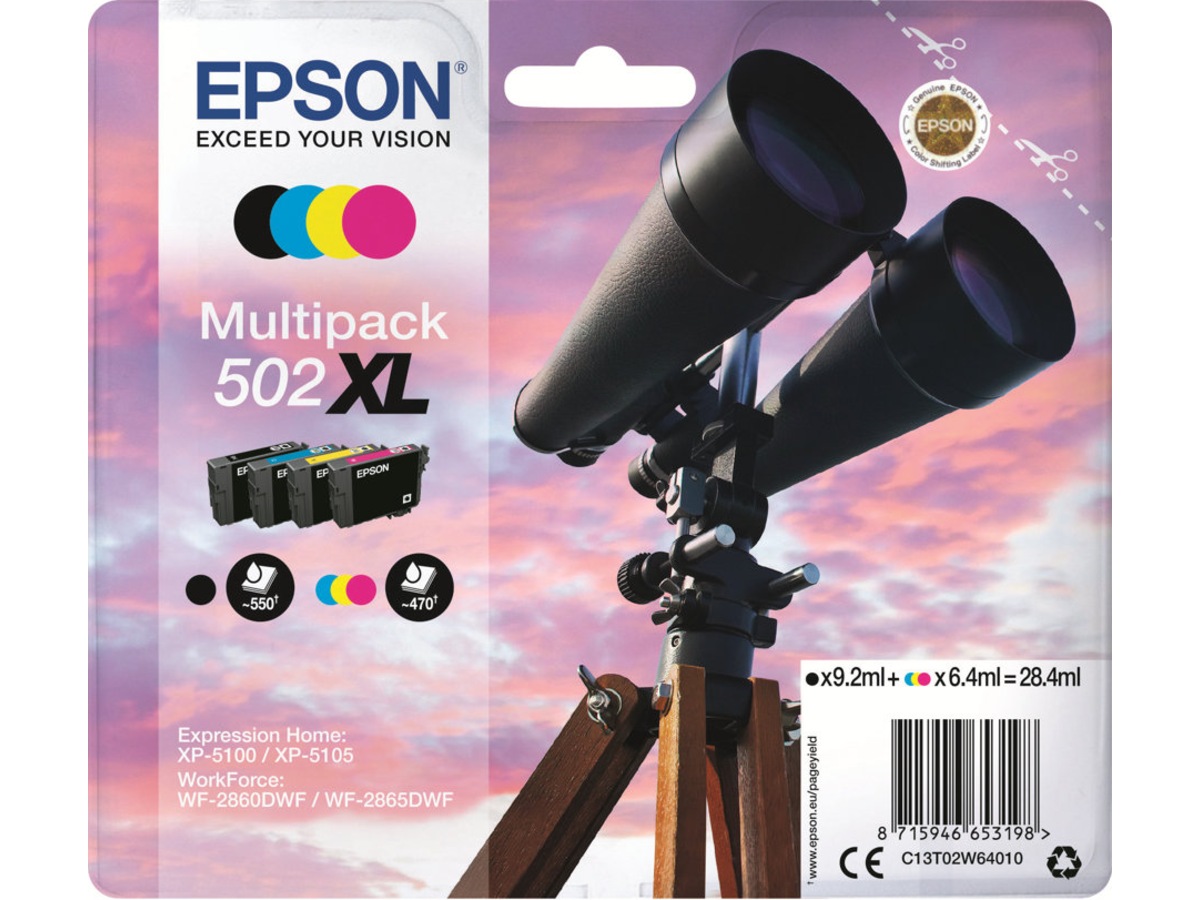 Epson Blekk 502XL Multipack Blekkpatroner