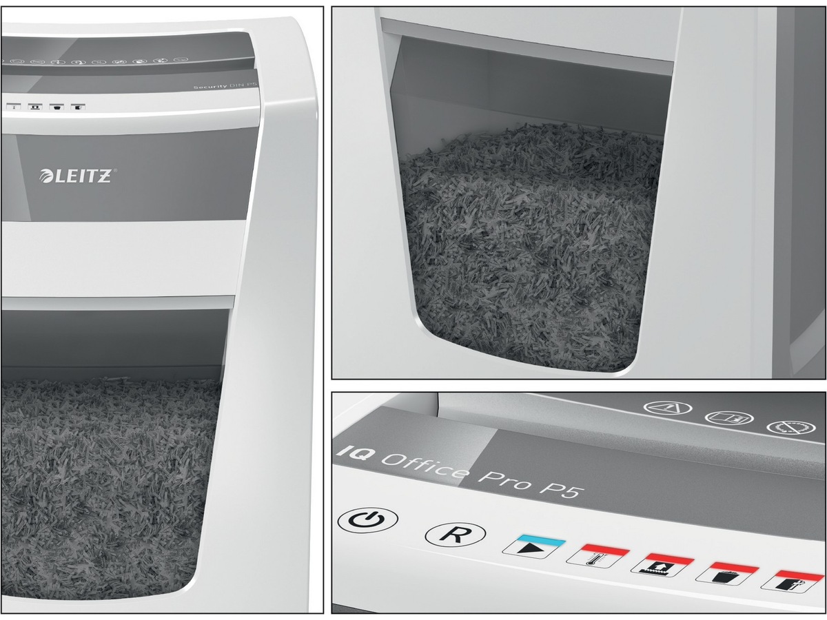 Leitz makuleringsmaskin IQ Office Pro P5 Makuleringsmaskiner