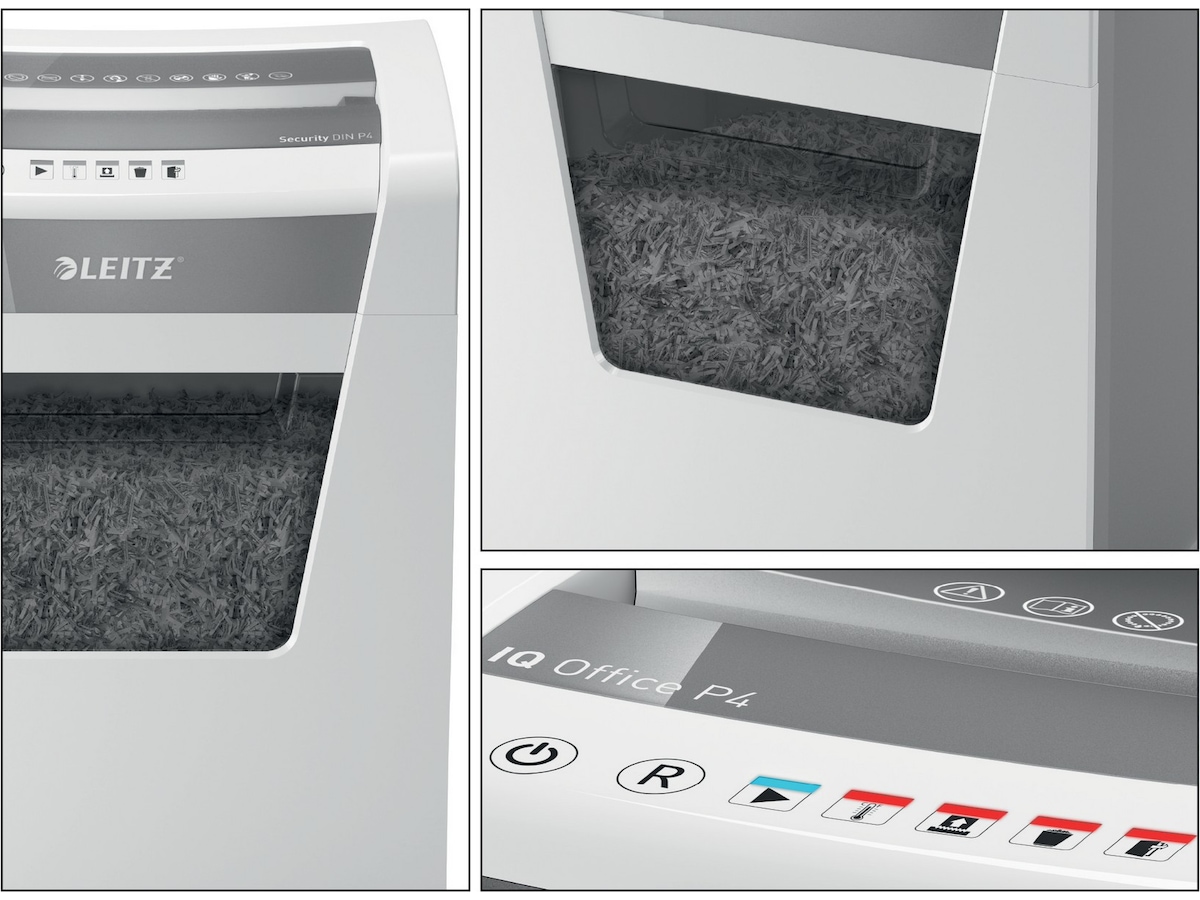 Leitz makuleringsmaskin IQ Office P4 Makuleringsmaskiner