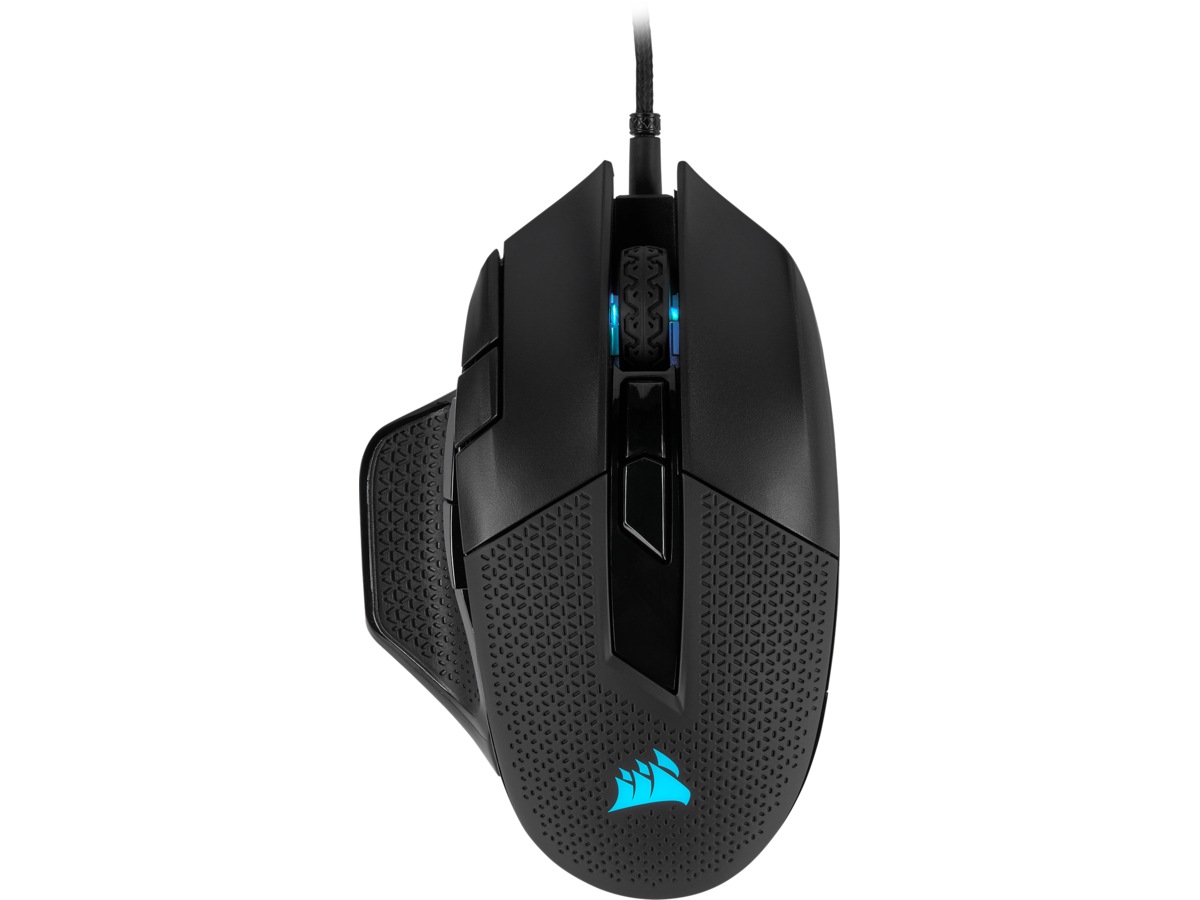 Corsair Gaming Nightsword RGB Mus (sort) Gamingmus