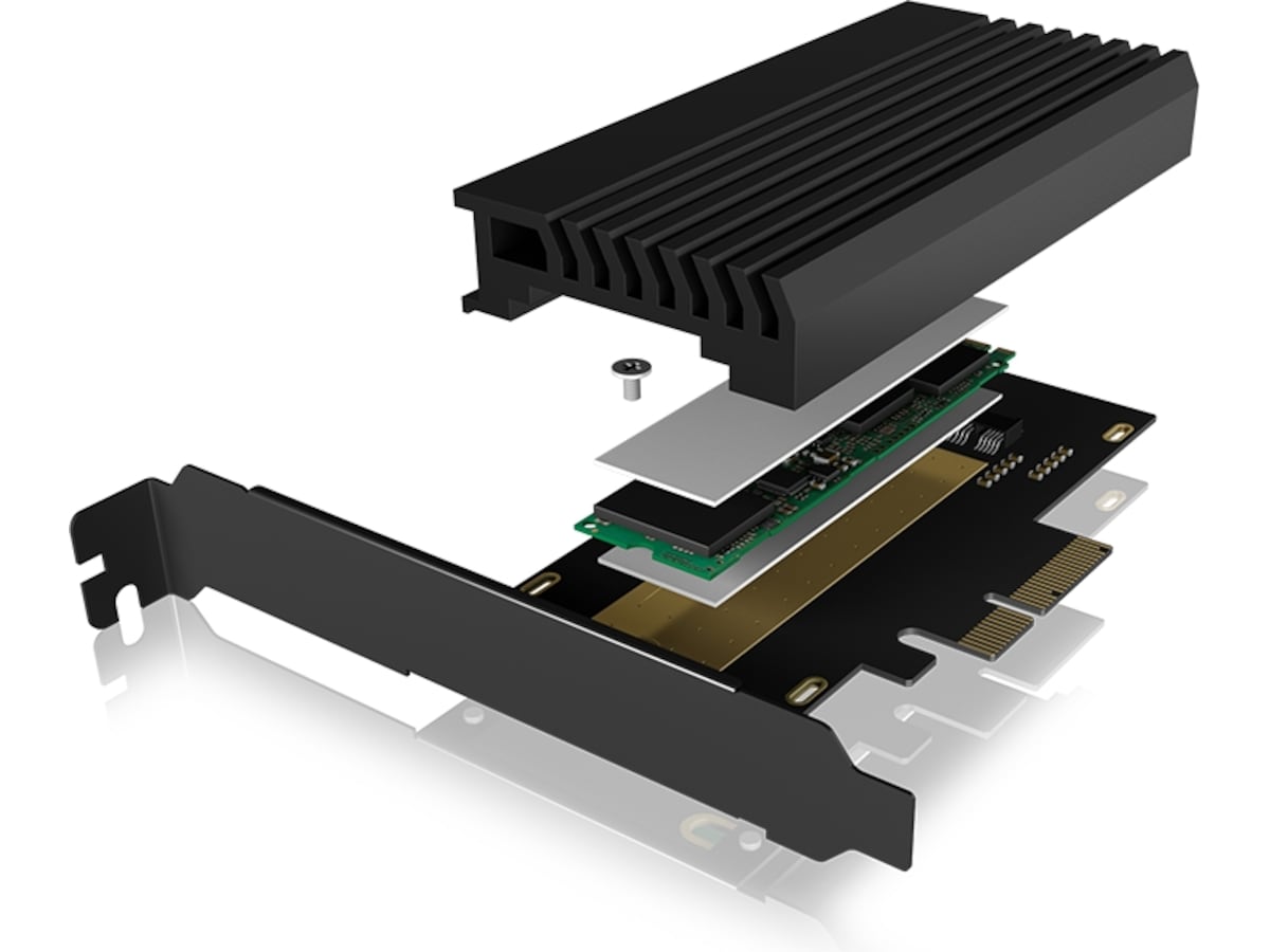 ICY BOX PCIe card with M.2 M-Key socket Harddisk