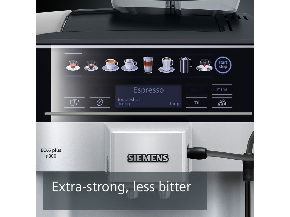 Siemens TE653M11RW EQ6 plus Espressomaskin  (sort) Espressomaskiner
