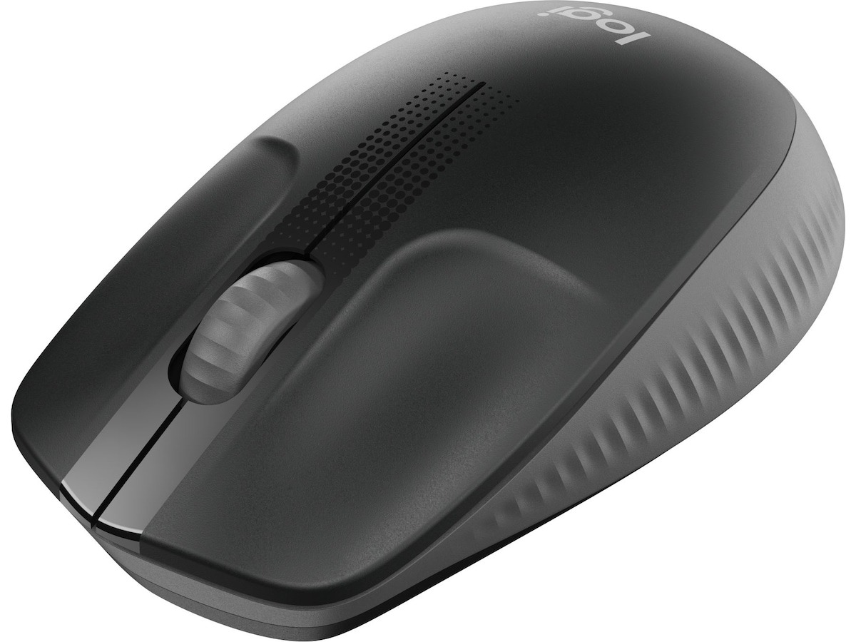 Logitech M190 Trådløs mus i full størrelse koksgrå Mus