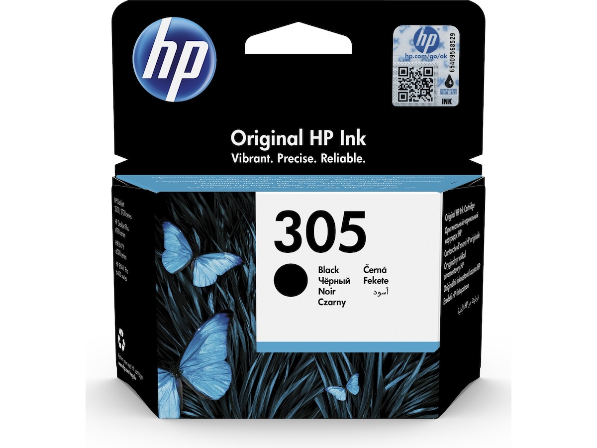 HP Blekk 305 Sort Blekkpatroner