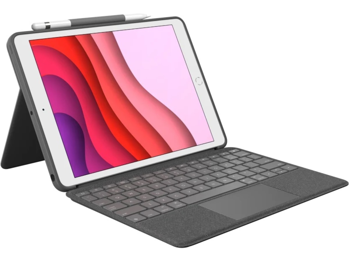 Logitech iPad 10,2" (2021) Combo Touch (grafitt)