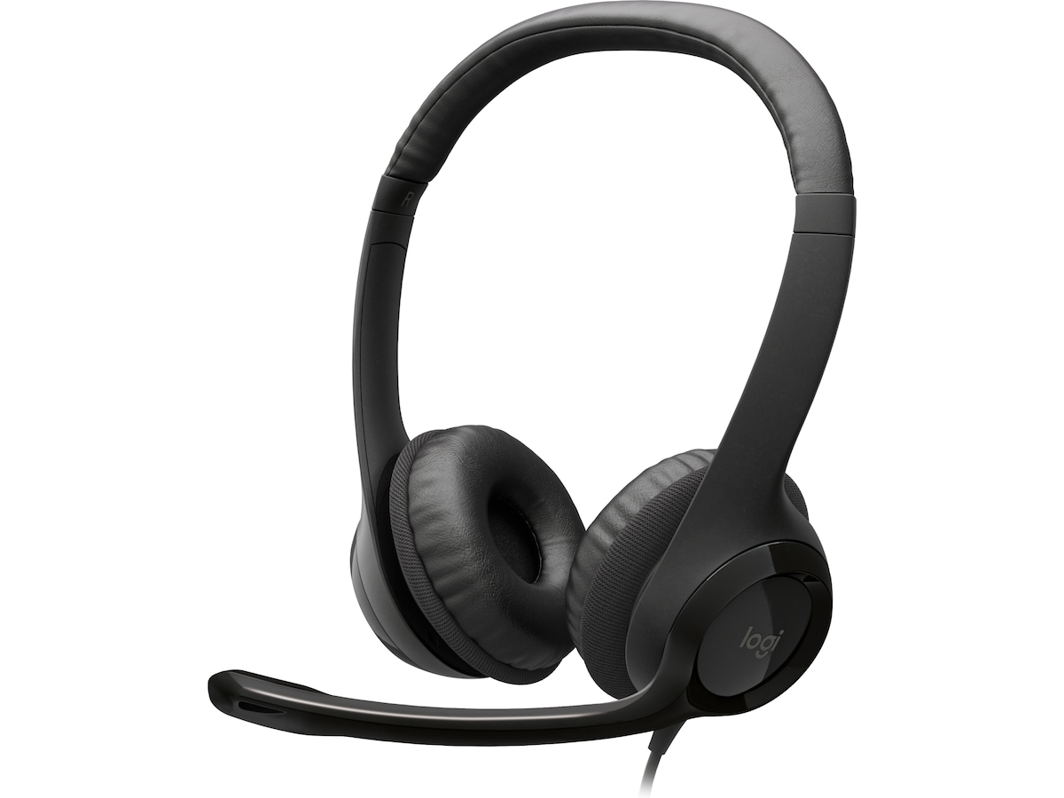 Logitech H390 USB PC Headset (sort)