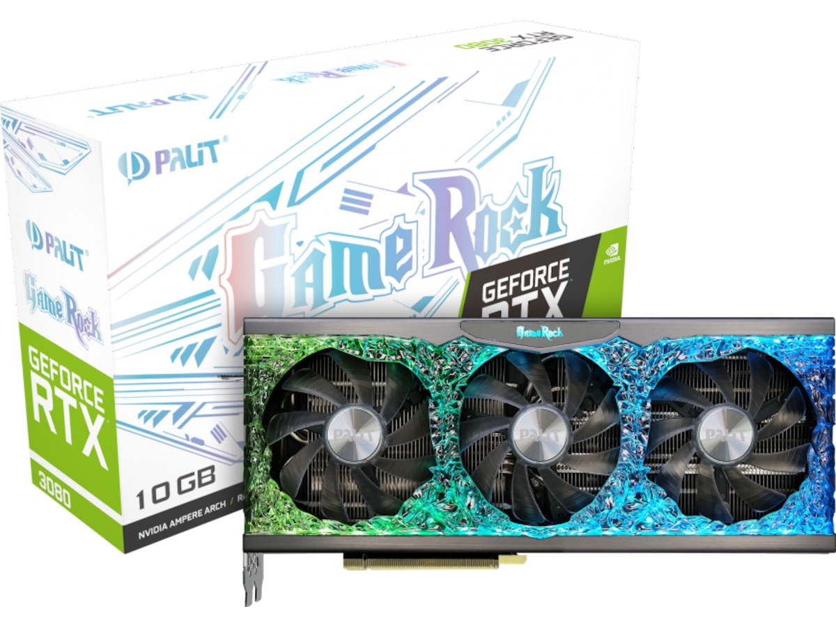 Palit GeForce RTX 3080 GameRock | KomplettBedrift.no