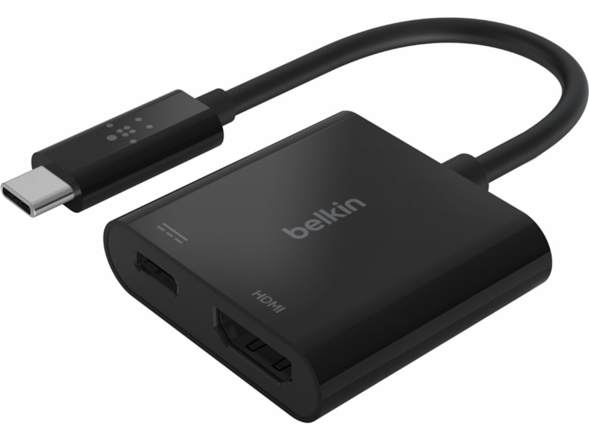Belkin USB-C Video Adapter 20cm (sort) Kabeladaptere & overganger