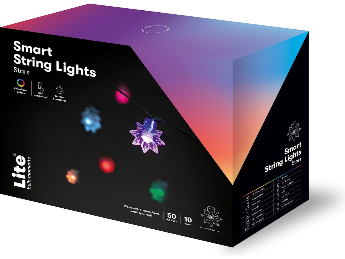 Lite Bulb Moments Smart Stars String Lys Lyslenker