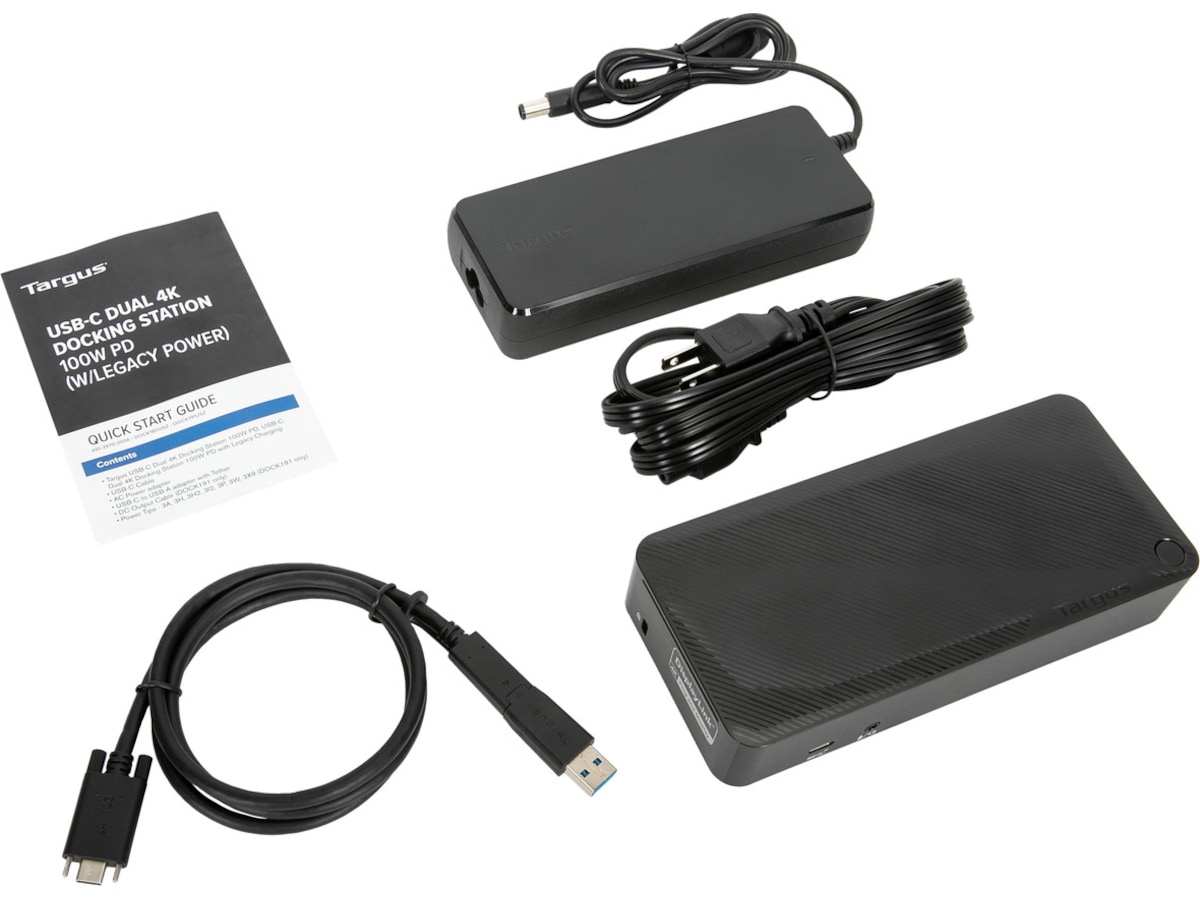 Targus Universal Dual 4K Docking Dockingstasjon & USB-HUB