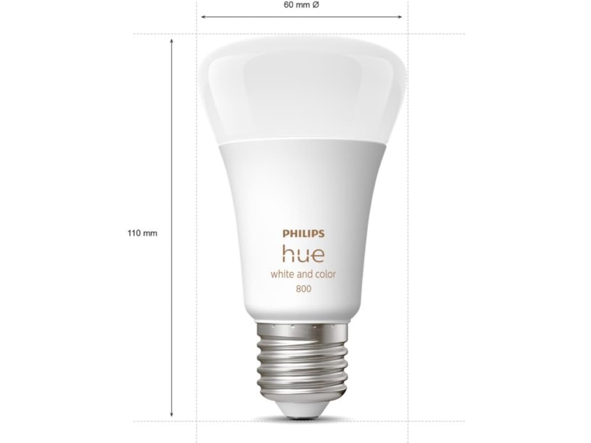 Philips Hue WCA -pærer 6,5 W A60 E27 4 stk Lyspærer & LED-pærer