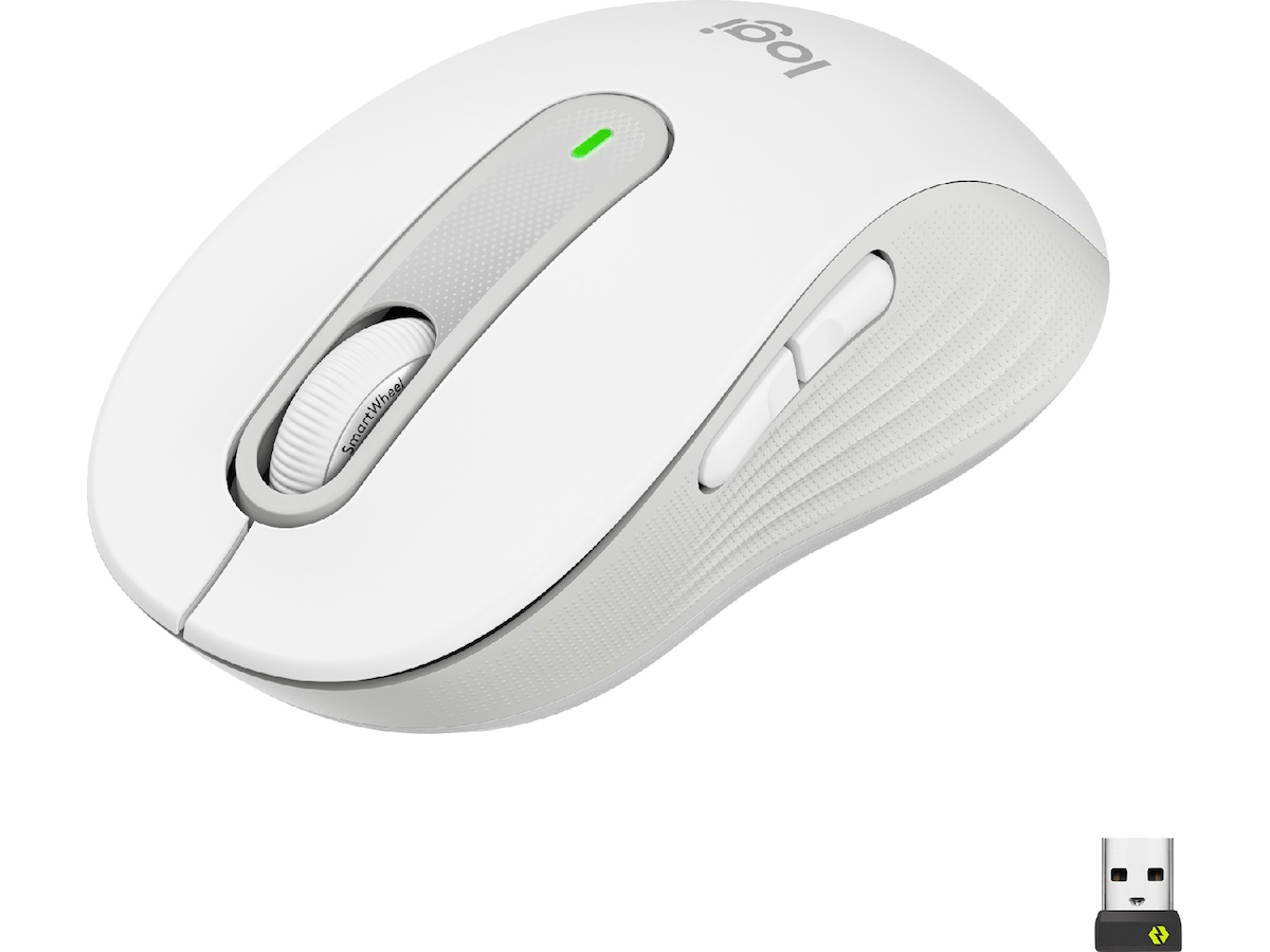 Logitech Signature M650 Medium trådløs mus Offwhite