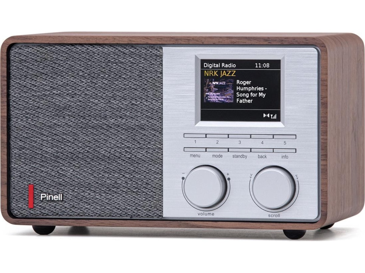 Pinell Supersound 201 (valnøtt) Radio & musikkspillere
