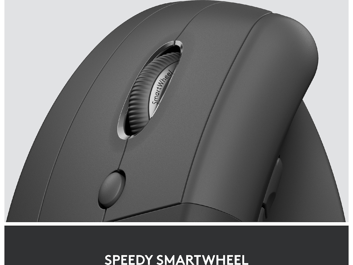 Logitech Lift Vertikal Business Venstre mus (graphite) Mus