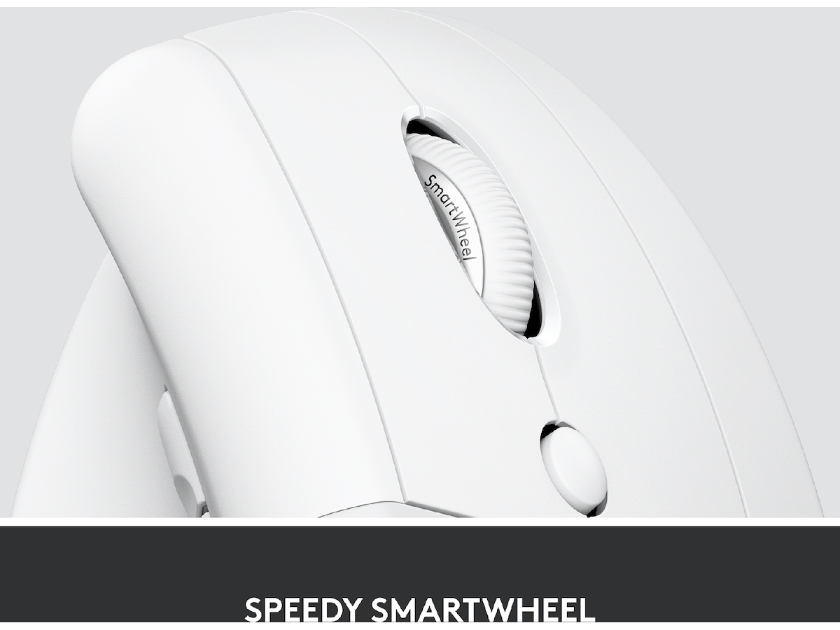 Logitech Lift Vertikal Business mus (off-white) Mus