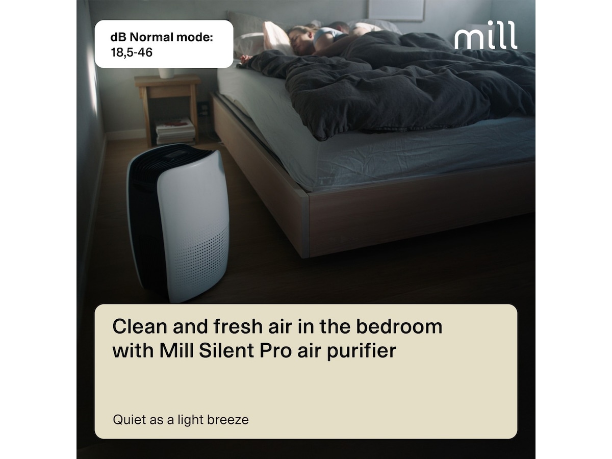 Mill Silent Pro luftrenser Luftrensere