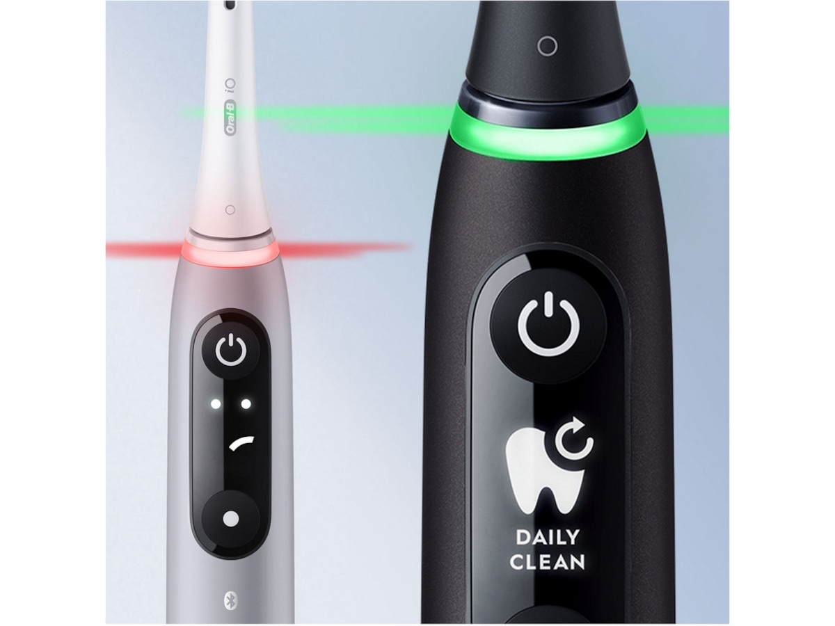 Oral-B iO6 Elektrisk Tannbørste (sort lava & pink sand) Elektriske tannbørster