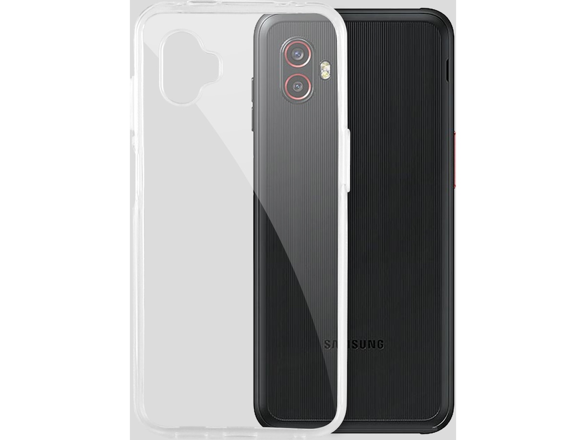 iiglo Galaxy Xcover 6 Pro Silikondeksel (gjennomsiktig) Deksel til mobiltelefon