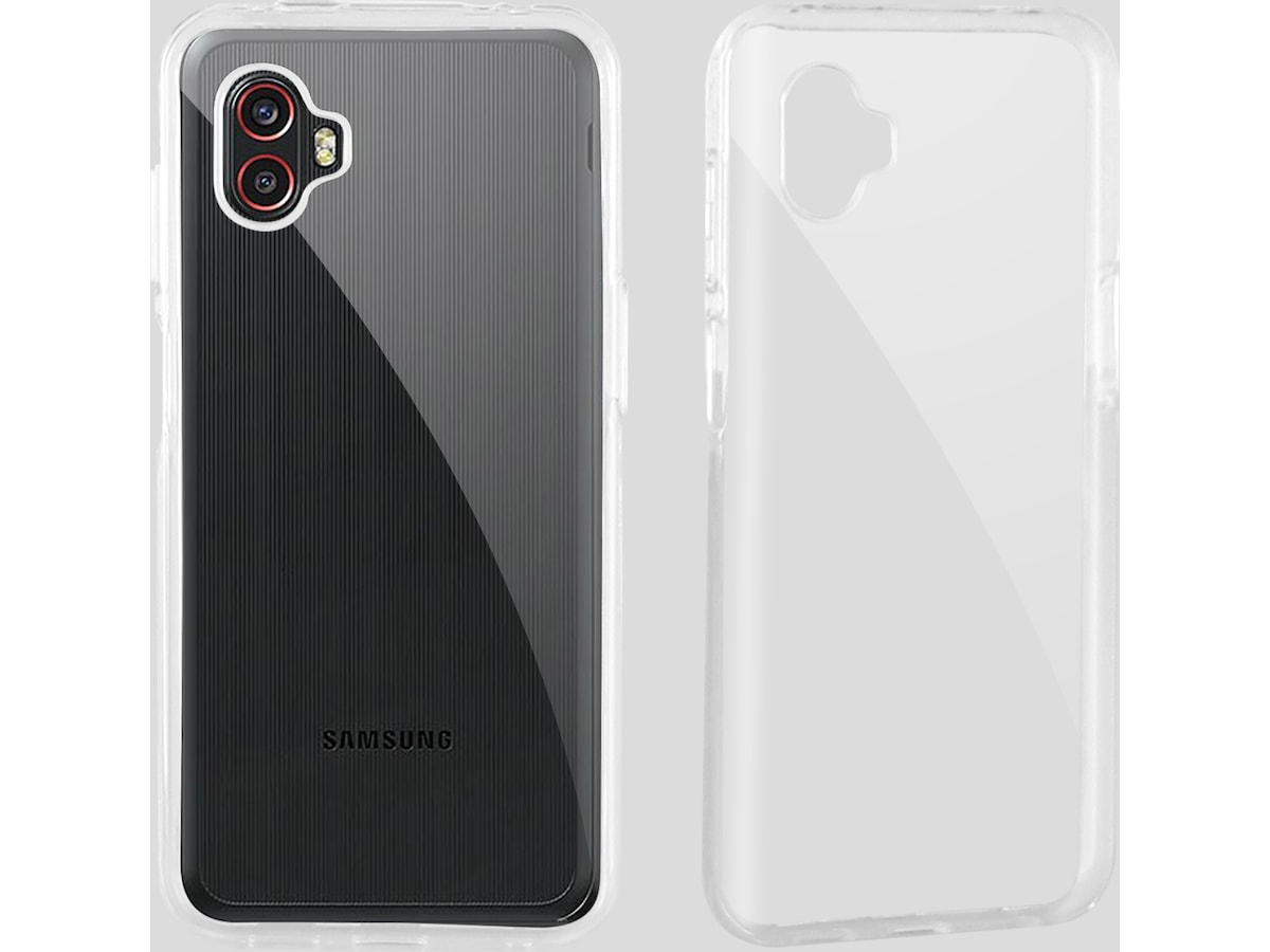 iiglo Galaxy Xcover 6 Pro Silikondeksel (gjennomsiktig) Deksel til mobiltelefon