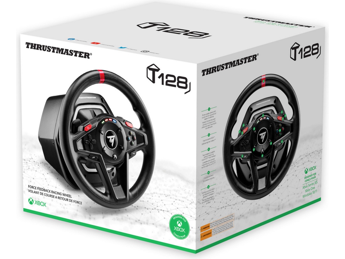 Thrustmaster T128 Xbox (sort) Ratt & pedaler