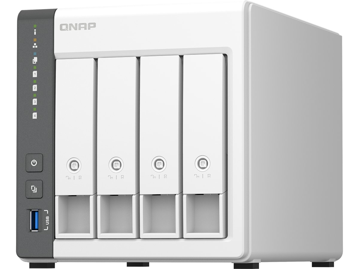 QNAP ARM quad-core TS-433-4G Nettverkslagring (NAS)