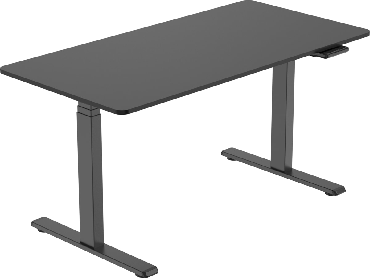 iiglo Elektrisk understell med minnefunksjon (svart) Understell/bordben