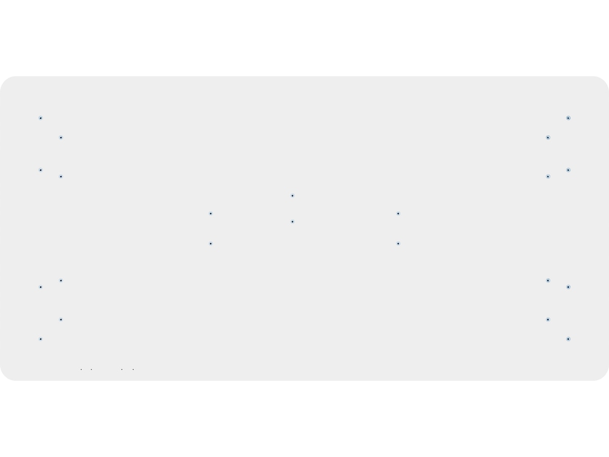 iiglo Skrivebordsplate 150cm (hvit) Bordplate