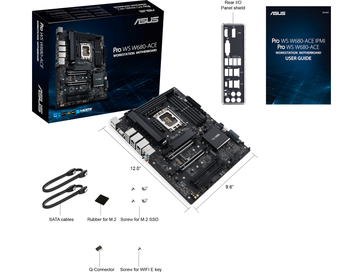 ASUS PRO WS W680-ACE Hovedkort Intel Socket