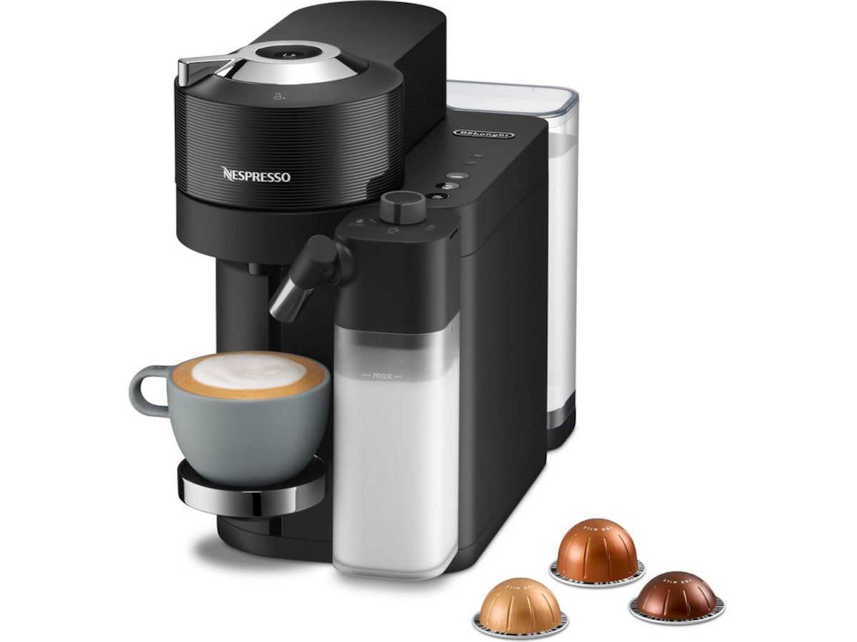 Nespresso Vertuo Lattissima by DeLonghi Kapselmaskin ENV300.B (sort) Kapselmaskiner