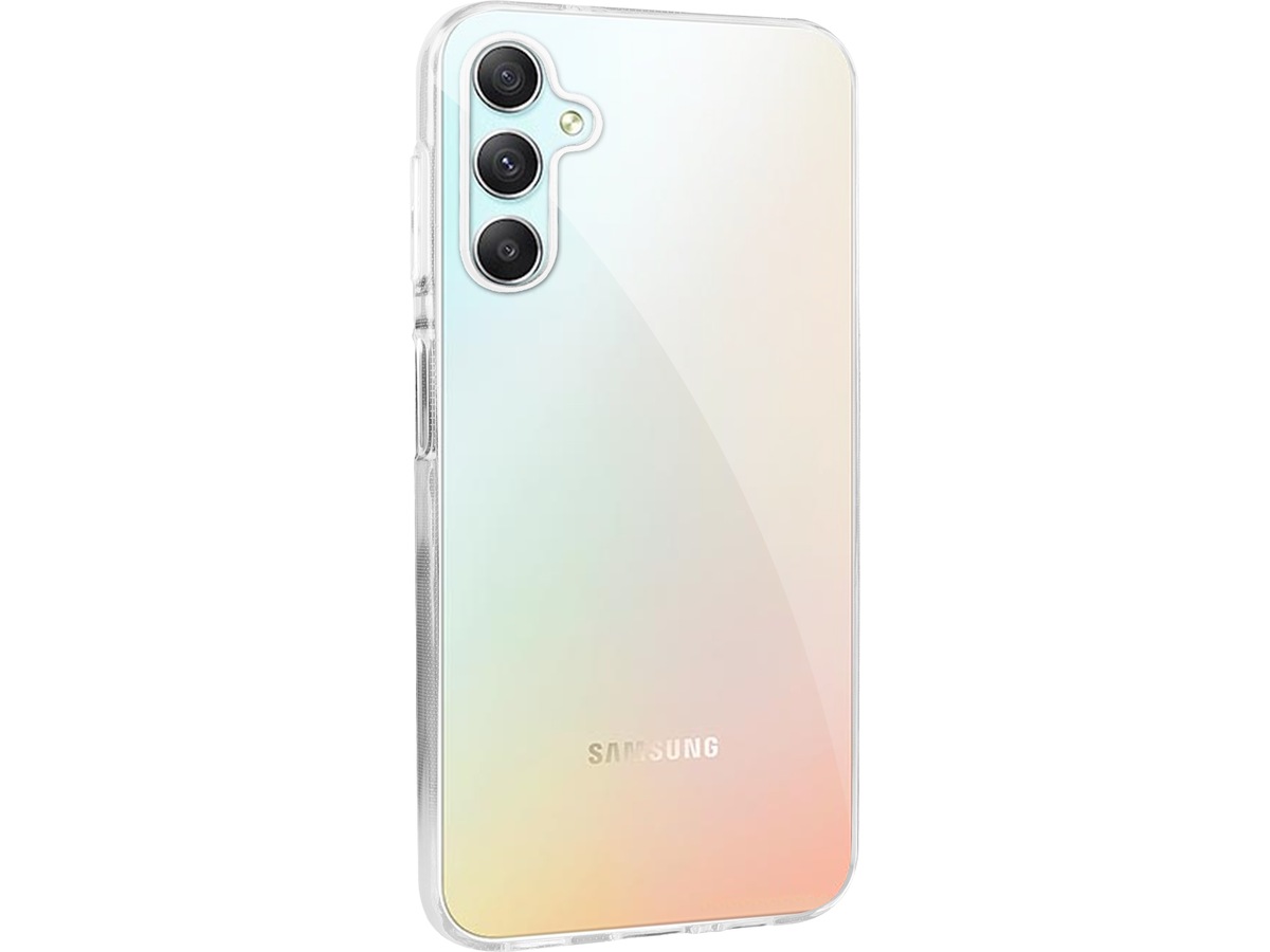 iiglo Galaxy A34 5G Silikondeksel (gjennomsiktig) Deksel til mobiltelefon