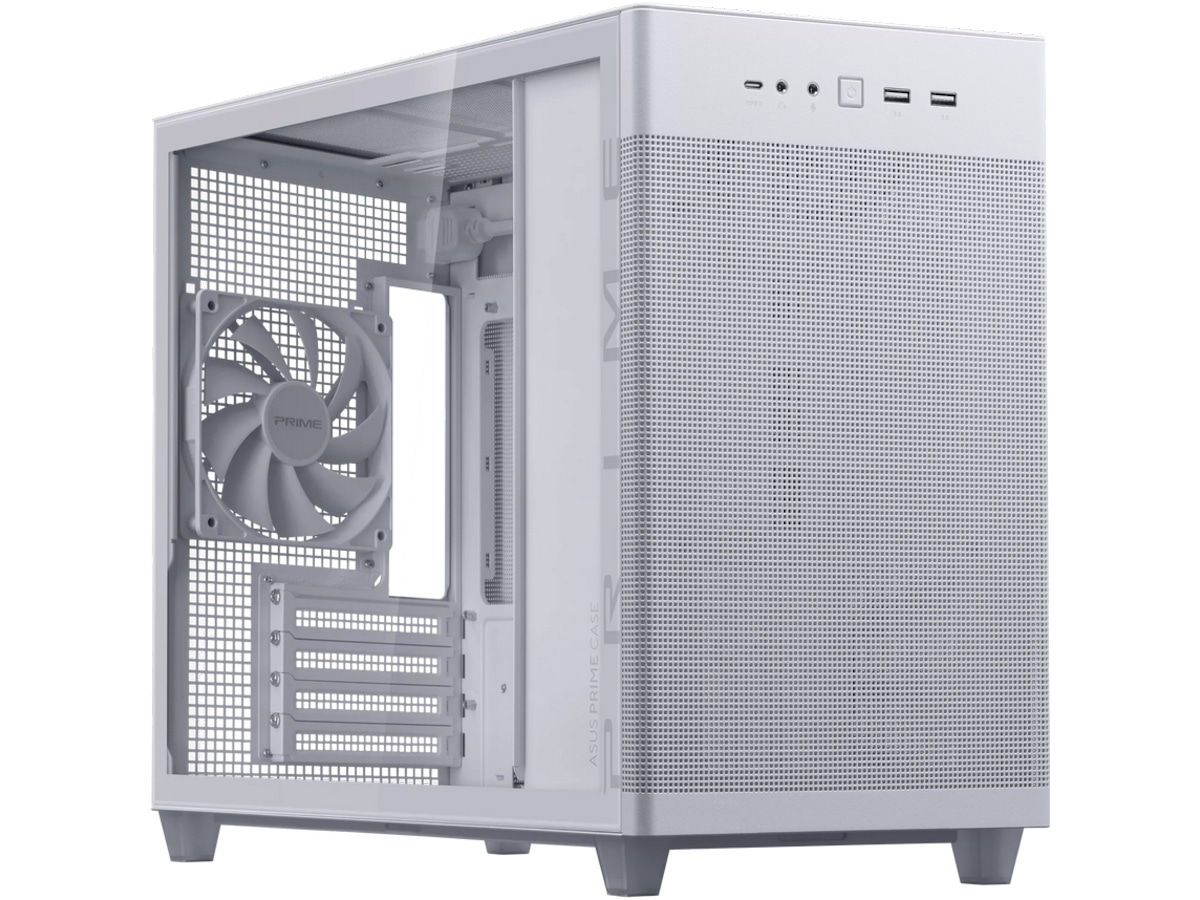 ASUS Prime AP201 Tempered Glass Mini Tower (hvit) Mini/Micro/Nano tower