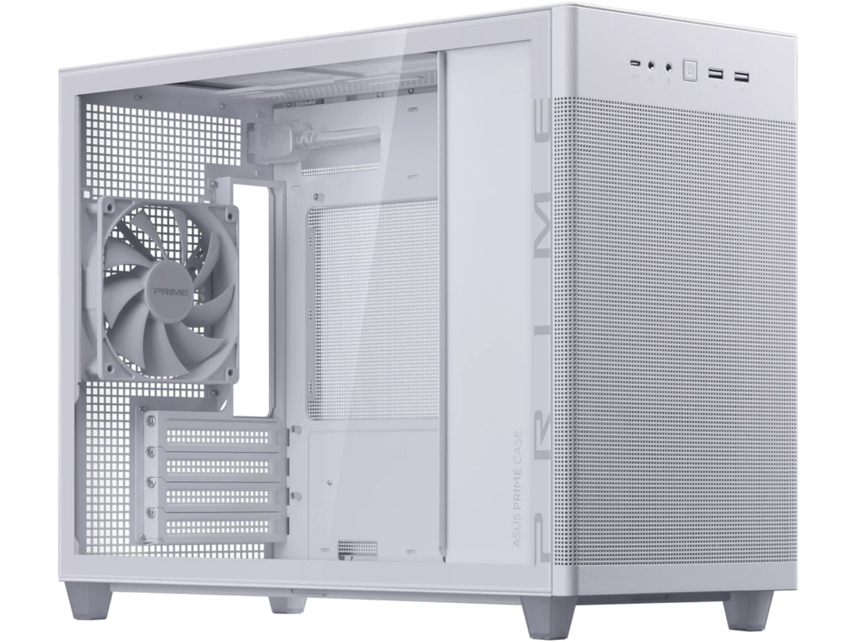 ASUS Prime AP201 Tempered Glass Mini Tower (hvit) Mini/Micro/Nano tower