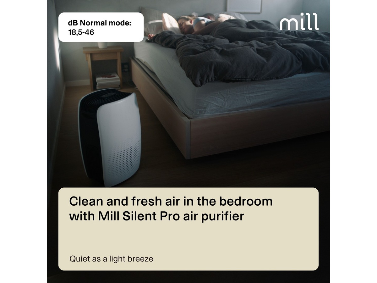Mill Silent Pro luftrenser + Sense Bundle Luftrensere