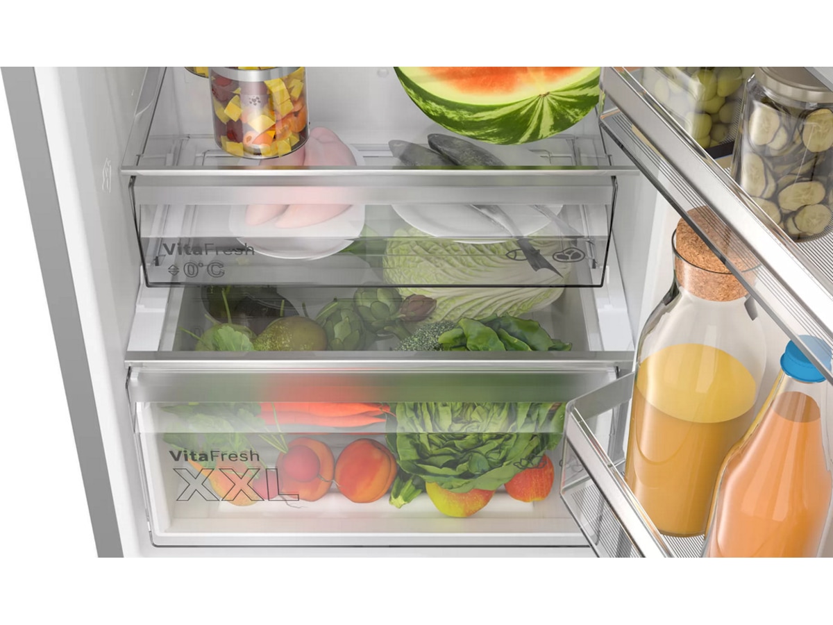 Bosch Serie 4 KGN392LDF Kombiskap (inox) Kombiskap