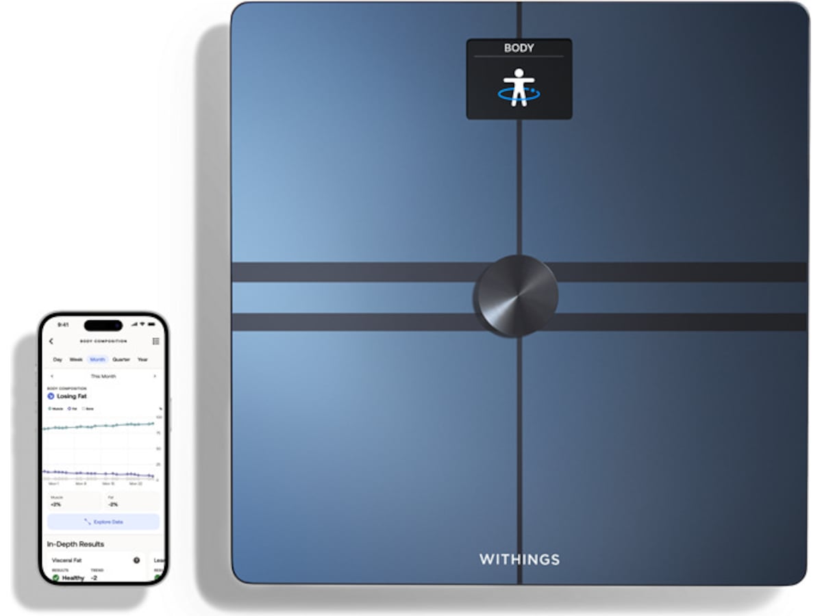 Withings Body Comp Wi-Fi smart badevekt (sort) Badevekt