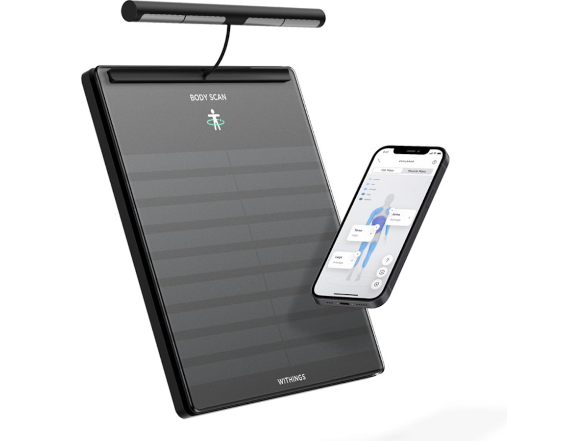 Withings Body Scan smart badevekt (sort) Badevekt
