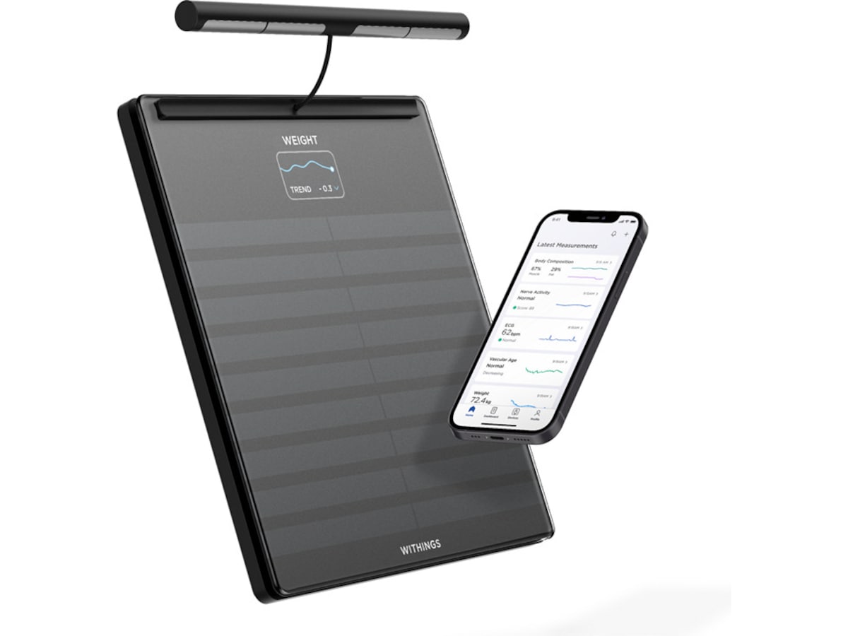 Withings Body Scan smart badevekt (sort) Badevekt