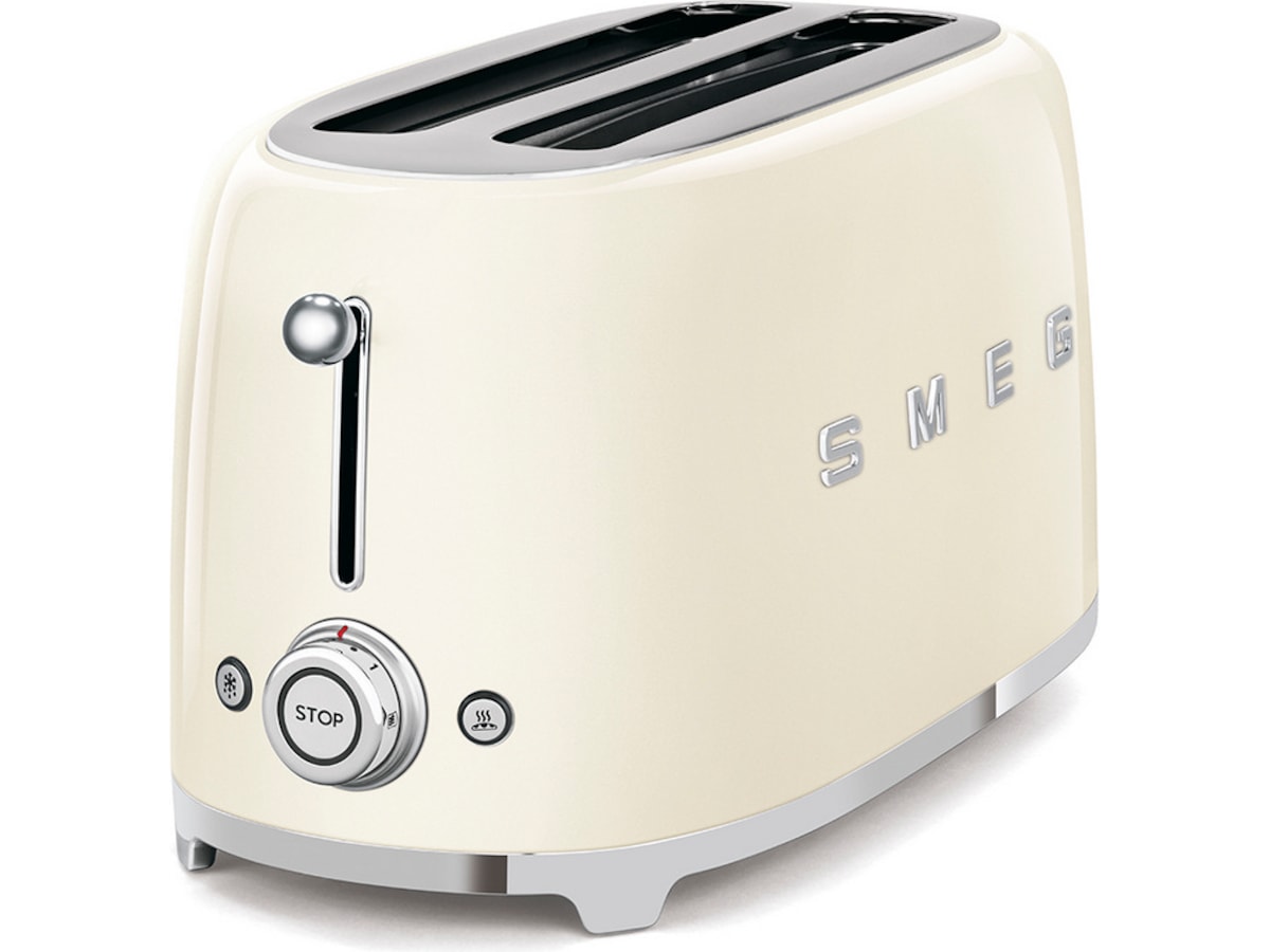 Smeg TSF02CREU 4x2 brødrister (cream) Brødristere