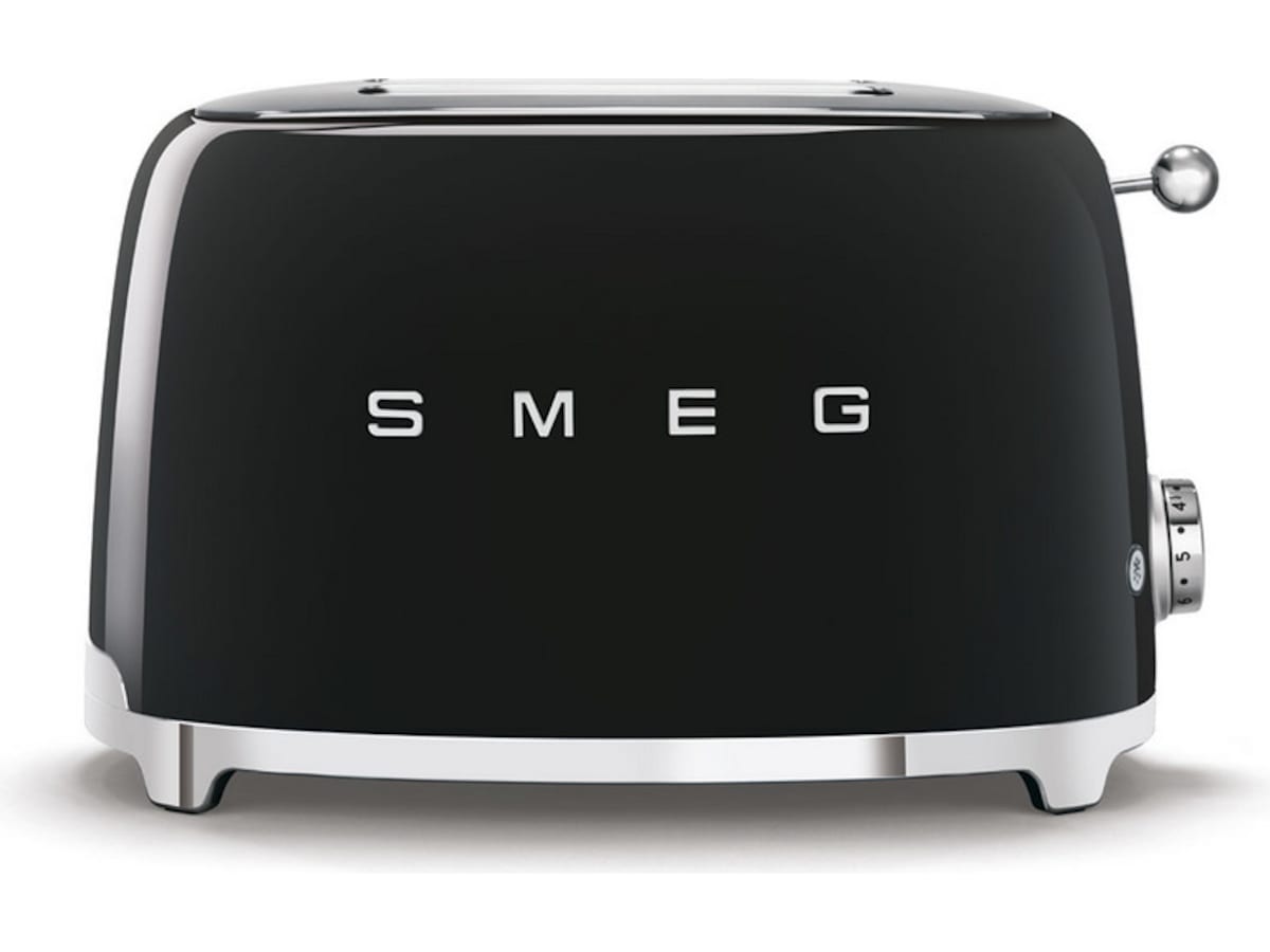 Smeg TSF01BLEU Brødrister for 2 skiver (sort) Brødristere