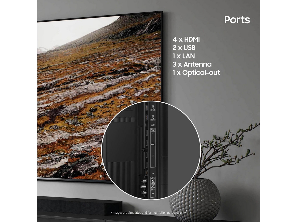 Samsung 98" Q80 QLED 4K TV TQ98Q80C Over 80 tommer TV