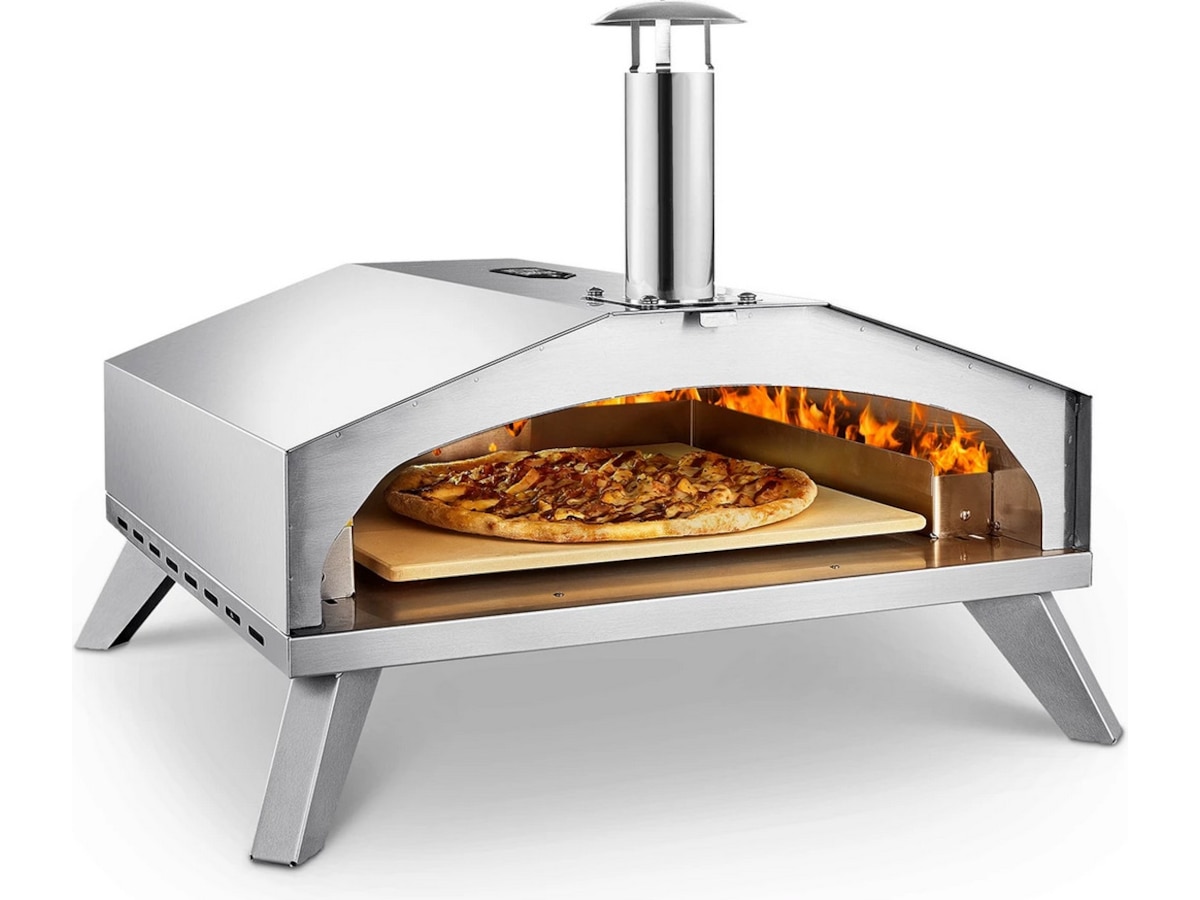 Austin and Barbeque AABQ 16" Gassdrevet pizzaovn (rustfritt stål) Pizzaovner