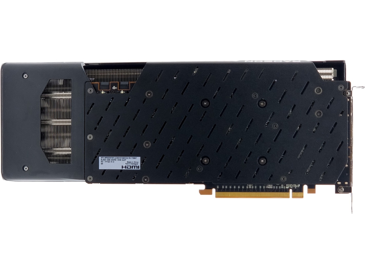 XFX Speedster QICK 319 Radeon RX 7700 XT Black Skjermkort