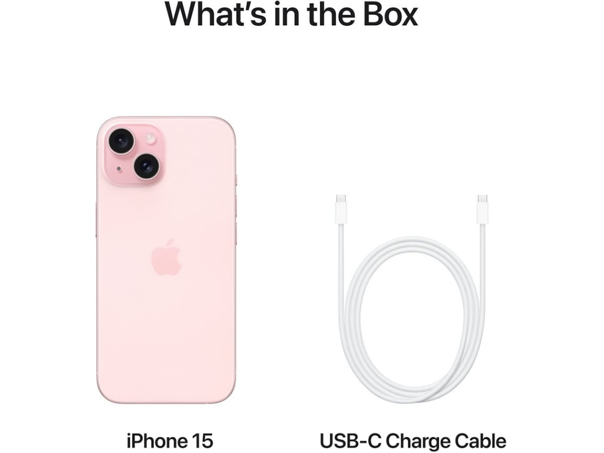 iPhone 15 256GB (rosa) Mobiltelefoner