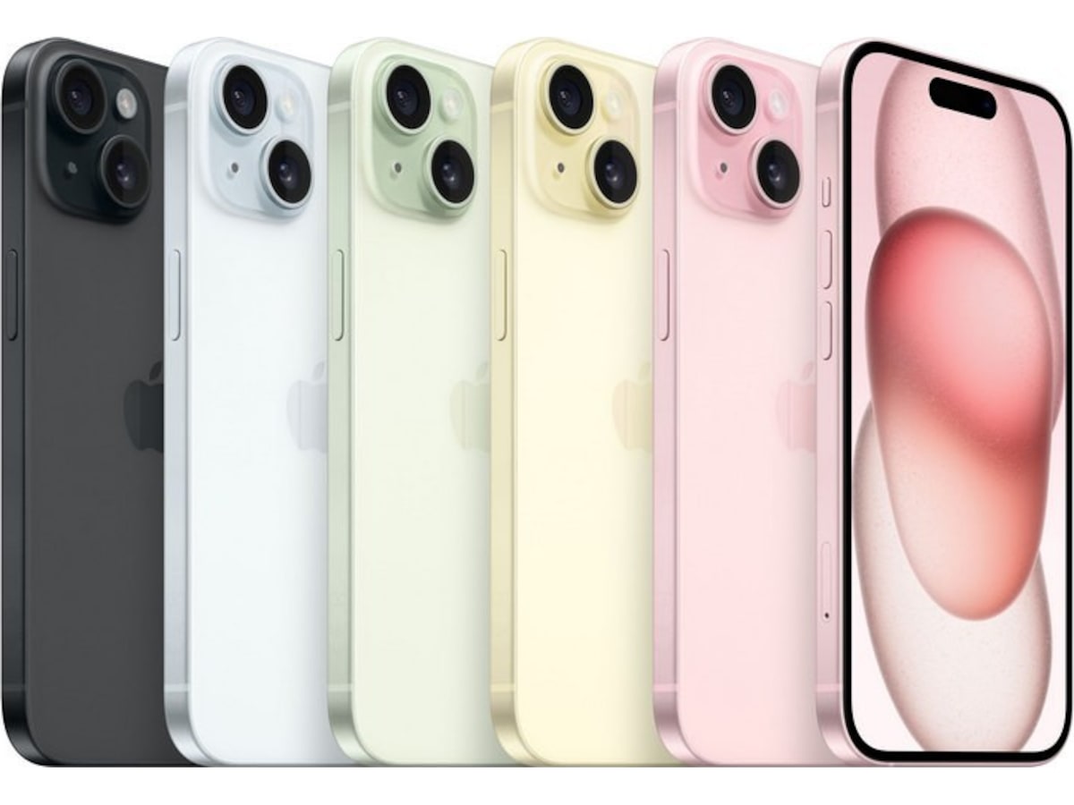 iPhone 15 256GB (sort) Mobiltelefoner