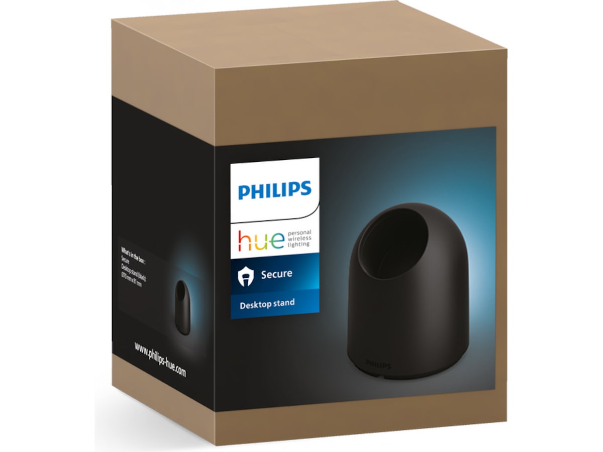 Philips Hue Secure-skrivebordstativ (sort) Tilbehør til overvåkningskameraer