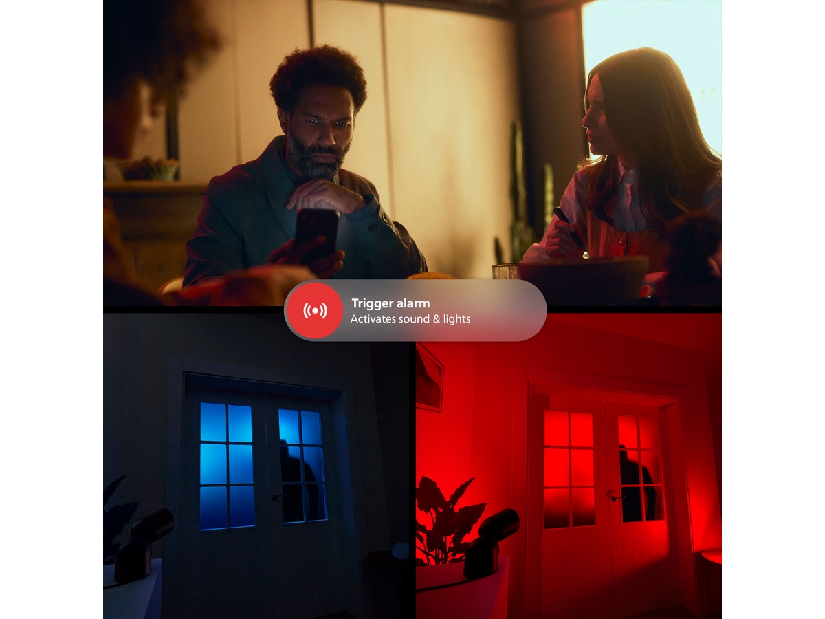 Philips Hue Secure-skrivebordstativ (sort) Tilbehør til overvåkningskameraer
